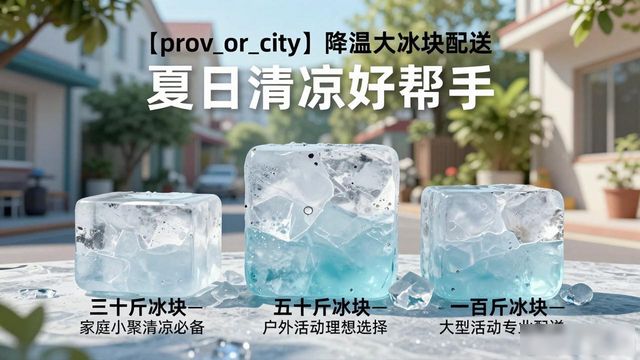 芜湖降温大冰块配送_海鲜排档降温解决方案_高温天气大冰块配送
